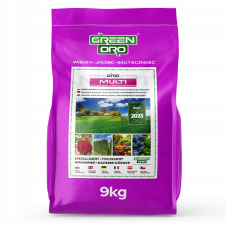 Green Oro viaczložkové hnojivo granulát 9 kg 9 l